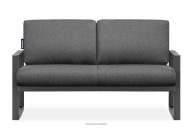 Sofa ogrodowa ze stali w stylu industrialnym antracytowy