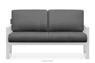 Sofa ogrodowa ze stali w stylu industrialnym biały
