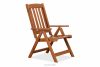 ALCES Krzesło ogrodowe z drewna litego sosnowego brązowy - zdjęcie 1
