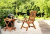 ALCES Krzesło ogrodowe z drewna litego sosnowego brązowy - zdjęcie 2