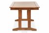ALCES Zestaw stół z krzesłami z drewna litego sosnowego na 6 osób brązowy - zdjęcie 9