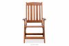 ALCES Zestaw stół z krzesłami z drewna litego sosnowego na 6 osób brązowy - zdjęcie 15
