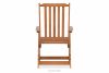 NYCTERE Krzesło ogrodowe z drewna sosnowego brązowy - zdjęcie 6