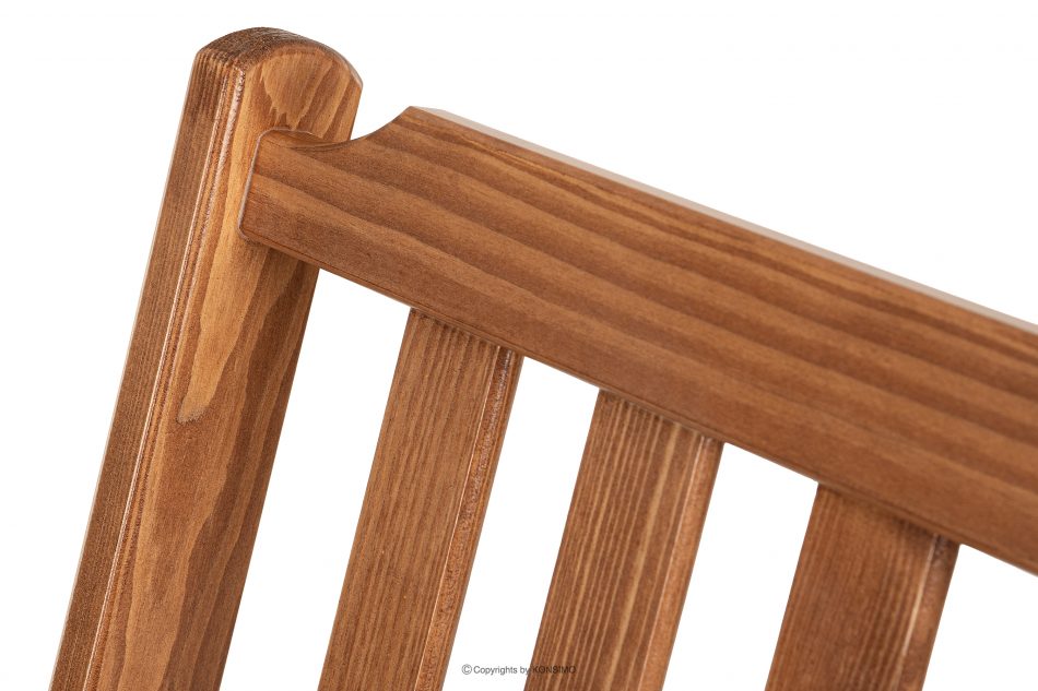 NYCTERE Krzesło ogrodowe z drewna sosnowego brązowy - zdjęcie 9