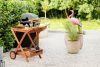ARVICOLA Barek na kółkach z drewna sosnowego na ogród brązowy - zdjęcie 2