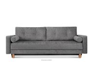 Sofa rozkładana z pikowaniem stalowy