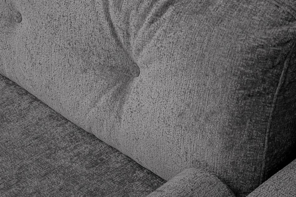 ERISO Sofa rozkładana z pikowaniem stalowy stalowy - zdjęcie 8