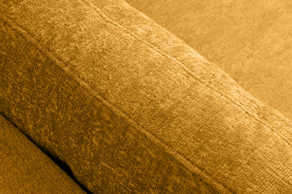 ERISO Sofa rozkładana szenil musztardowa musztardowy - zdjęcie 6