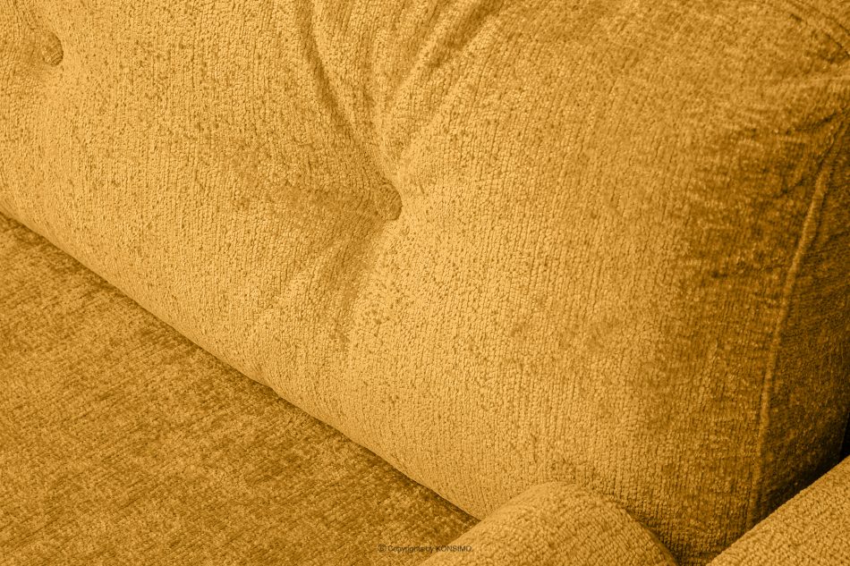 ERISO Sofa rozkładana szenil musztardowa musztardowy - zdjęcie 8