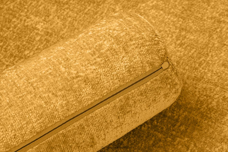 ERISO Sofa rozkładana szenil musztardowa musztardowy - zdjęcie 10