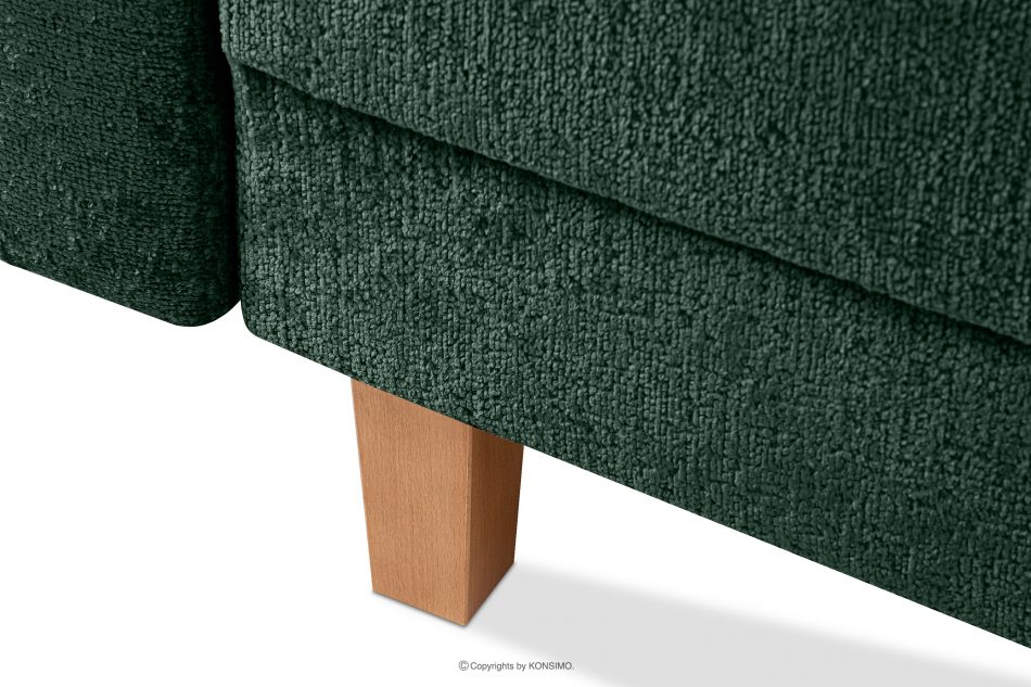 ERISO Sofa rozkładana z pikowaniem zielony zielony - zdjęcie 7