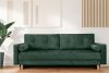 ERISO Sofa rozkładana z pikowaniem zielony zielony - zdjęcie 2