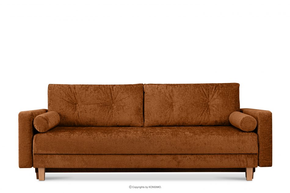 ERISO Sofa rozkładana vintage rudy rudy - zdjęcie 0