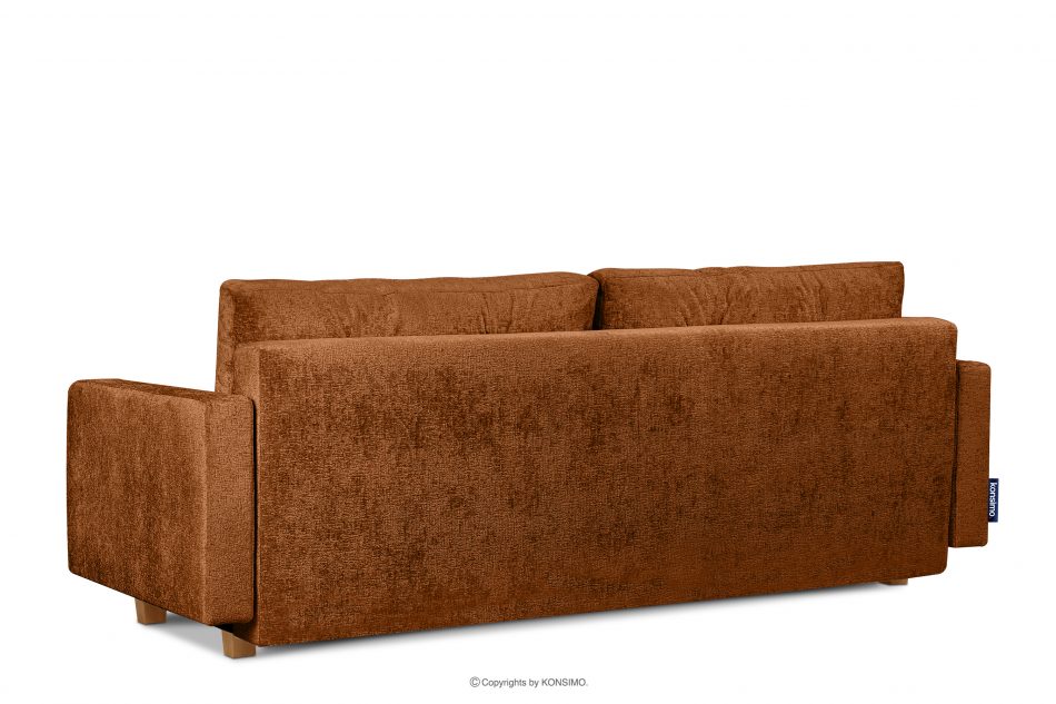 ERISO Sofa rozkładana vintage rudy rudy - zdjęcie 3