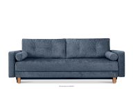 Sofa rozkładana szenilowa ciemny niebieski