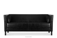 Sofa 3 osobowa do gabinetu czarna