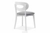 TANER Krzesło vintage białe szare szary/biały - zdjęcie 4
