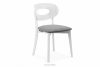 TANER Krzesło vintage białe szare 2szt szary/biały - zdjęcie 3