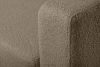 RUVIS Sofa boucle rozkładana trzyosobowa ciemny beżowy ciemny beżowy - zdjęcie 7