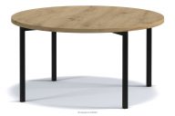 Stolik kawowy do salonu w stylu industrailnym dąb artisan