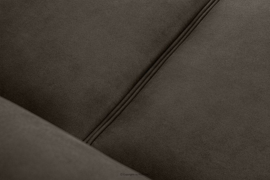 TERSO Sofa 2 loft w tkaninie skóropodobnej szarobrązowy szarobrązowy - zdjęcie 6