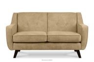 Sofa 2 loft w tkaninie skóropodobnej jasny beżowy