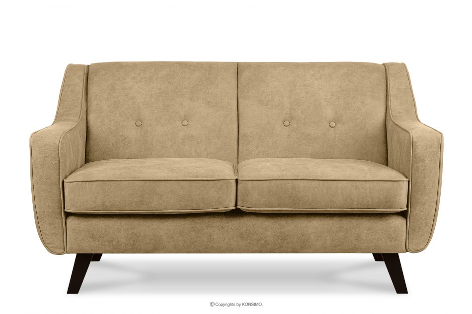 TERSO Sofa 2 loft w tkaninie skóropodobnej jasny beżowy jasny beżowy - zdjęcie 0