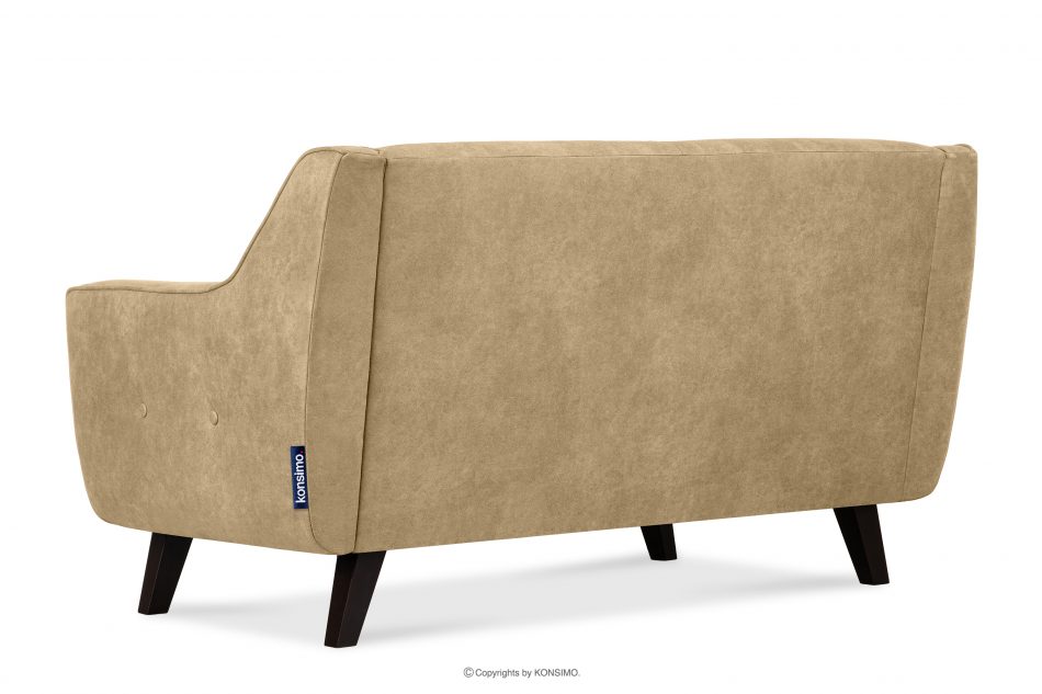 TERSO Sofa 2 loft w tkaninie skóropodobnej jasny beżowy jasny beżowy - zdjęcie 4