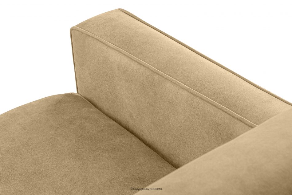 TERSO Sofa 2 loft w tkaninie skóropodobnej jasny beżowy jasny beżowy - zdjęcie 5