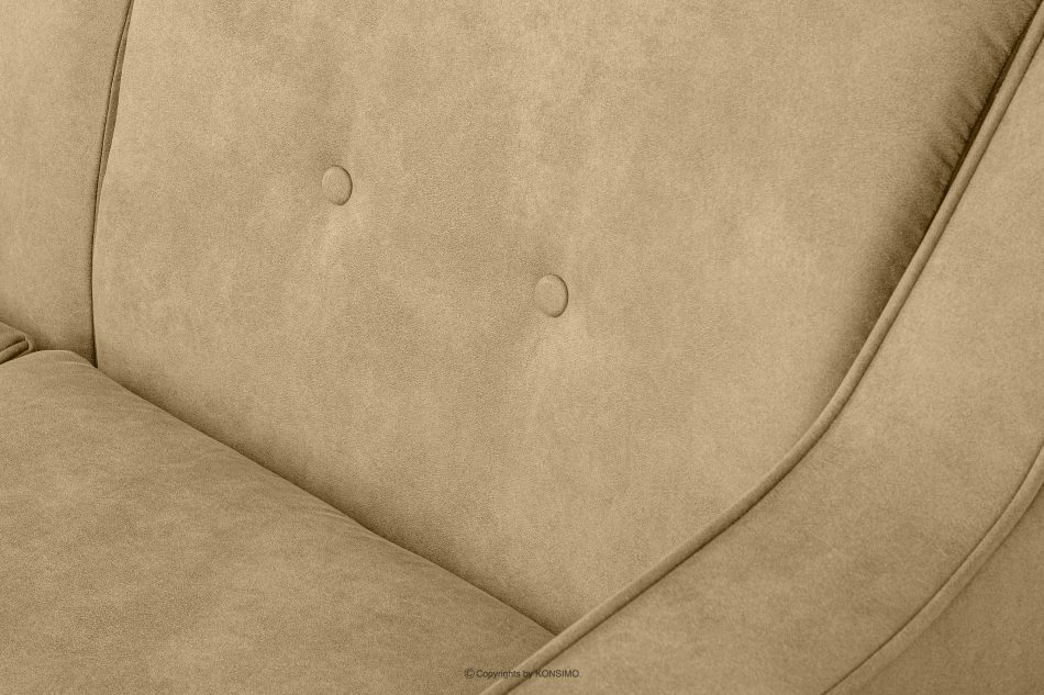 TERSO Sofa 2 loft w tkaninie skóropodobnej jasny beżowy jasny beżowy - zdjęcie 7