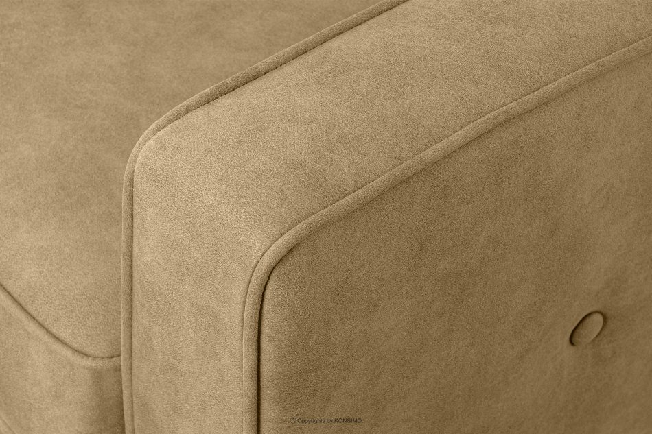 TERSO Sofa 2 loft w tkaninie skóropodobnej jasny beżowy jasny beżowy - zdjęcie 9