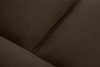 TERSO Sofa 2 loft w tkaninie skóropodobnej ciemny brązowy ciemny brązowy - zdjęcie 7
