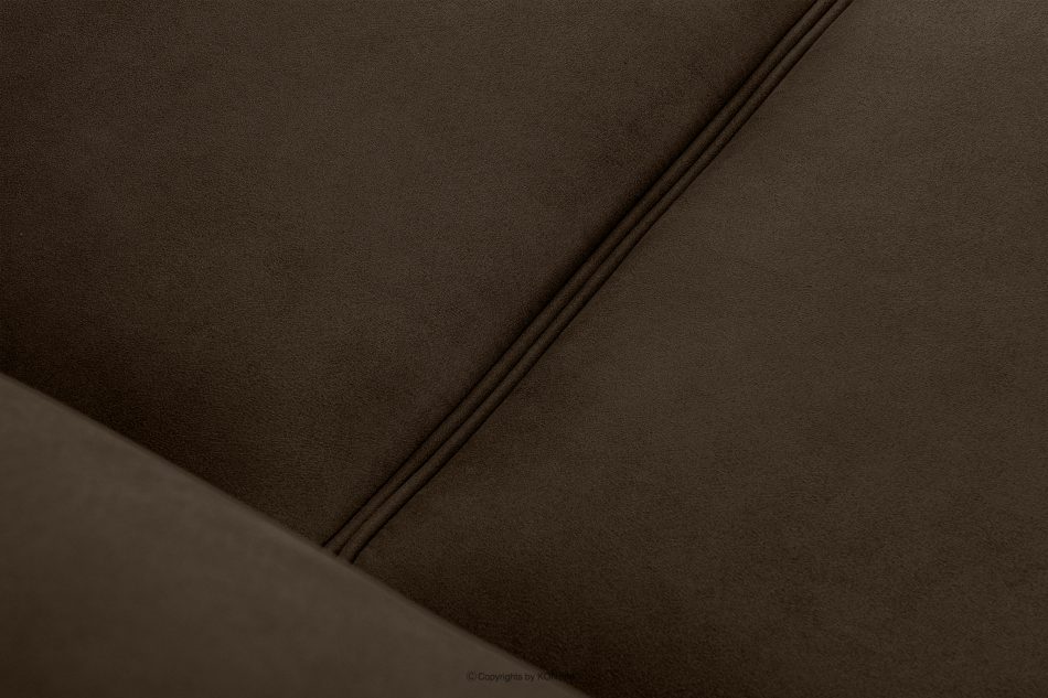 TERSO Sofa 2 loft w tkaninie skóropodobnej ciemny brązowy ciemny brązowy - zdjęcie 6