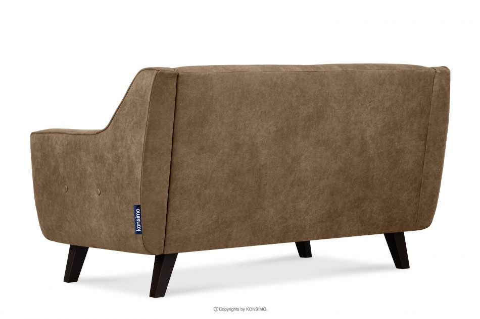 TERSO Sofa 2 loft w tkaninie skóropodobnej jasny brązowy jasny brązowy - zdjęcie 4