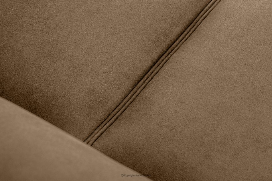 TERSO Sofa 2 loft w tkaninie skóropodobnej jasny brązowy jasny brązowy - zdjęcie 6