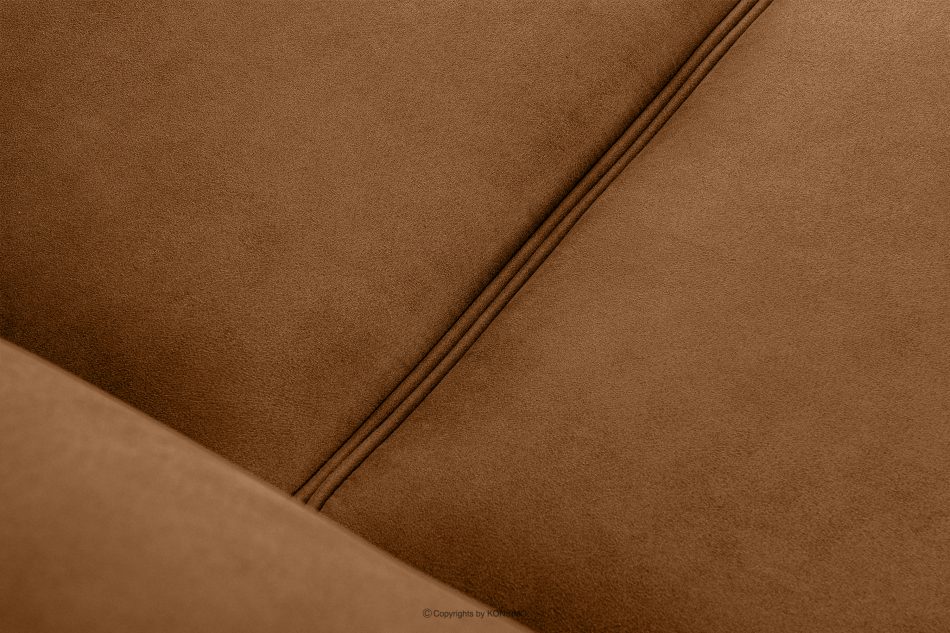 TERSO Sofa 2 loft w tkaninie skóropodobnej rudy rudy - zdjęcie 6