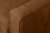 TERSO Sofa 2 loft w tkaninie skóropodobnej rudy rudy - zdjęcie 10