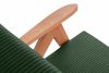 NASET Fotel PRL w tkaninie sztruks ciemny zielony/jasny dąb ciemny zielony/jasny dąb - zdjęcie 6