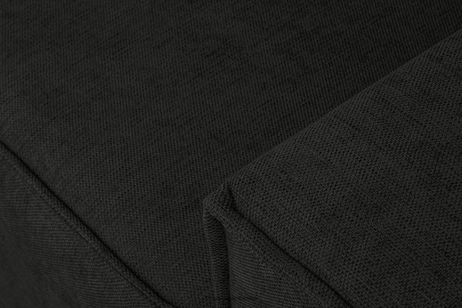 NAPI II Narożnik w tkaninie plecionej z funkcją spania antracytowy lewy/prawy antracytowy - zdjęcie 7