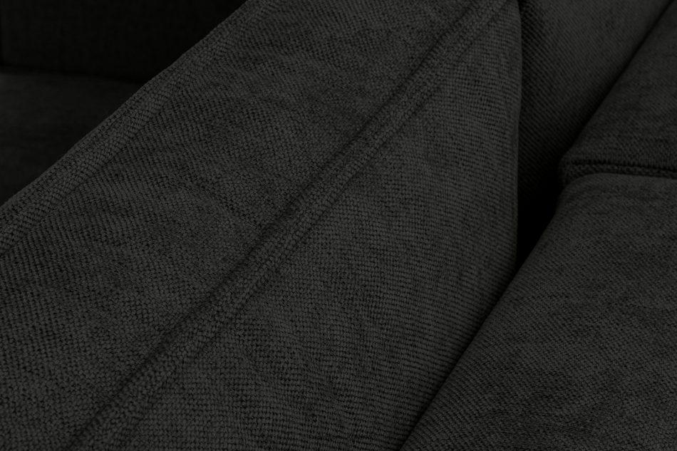 NAPI II Narożnik w tkaninie plecionej z funkcją spania antracytowy lewy/prawy antracytowy - zdjęcie 8