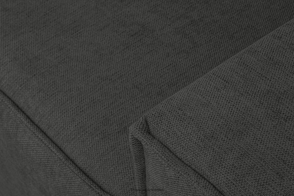 NAPI II Narożnik w tkaninie plecionej z funkcją spania stalowy lewy/prawy stalowy - zdjęcie 7