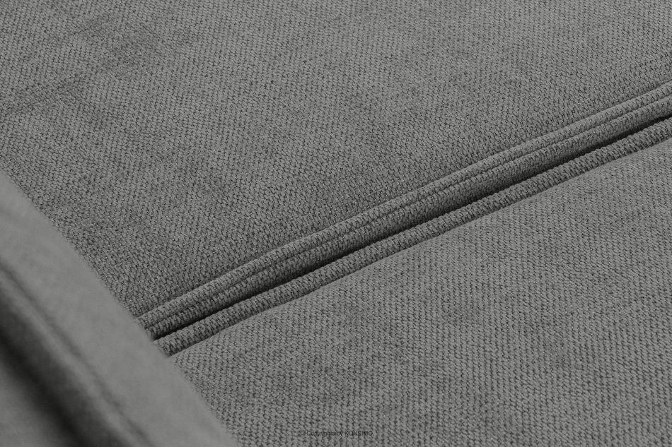 NAPI II Narożnik w tkaninie plecionej z funkcją spania siwy lewy/prawy siwy - zdjęcie 6