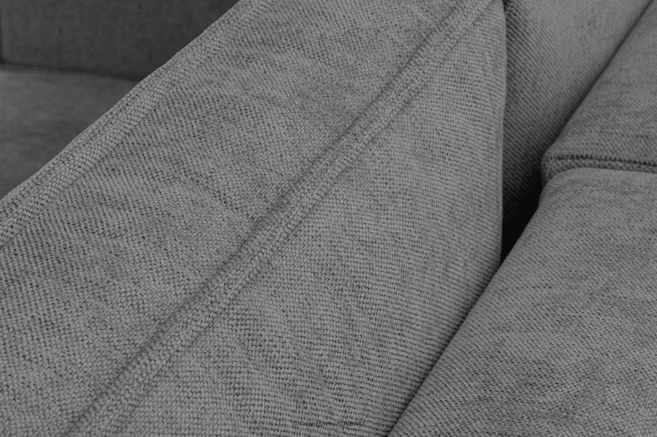NAPI II Narożnik w tkaninie plecionej z funkcją spania siwy lewy/prawy siwy - zdjęcie 8