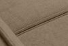 NAPI II Narożnik w tkaninie plecionej z funkcją spania jasny brązowy lewy/prawy jasny brązowy - zdjęcie 7