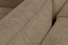 NAPI II Narożnik w tkaninie plecionej z funkcją spania jasny brązowy lewy/prawy jasny brązowy - zdjęcie 9