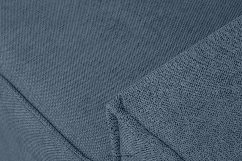 NAPI II Narożnik w tkaninie plecionej z funkcją spania jasny niebieski lewy/prawy jasny niebieski - zdjęcie 7