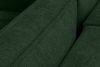 NAPI II Narożnik z funkcją spania w tkaninie plecionej zielony lewy/prawy zielony - zdjęcie 9