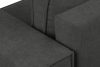 NAPI II Sofa 3 z funkcją spania w tkaninie plecionej stalowy stalowy - zdjęcie 9