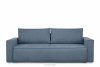 NAPI II Sofa 3 z funkcją spania w tkaninie plecionej jasny niebieski jasny niebieski - zdjęcie 1