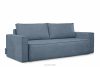 NAPI II Sofa 3 z funkcją spania w tkaninie plecionej jasny niebieski jasny niebieski - zdjęcie 3